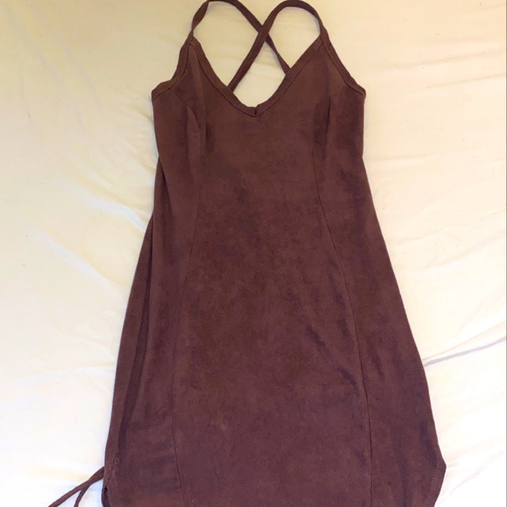 Soft dark purple dress